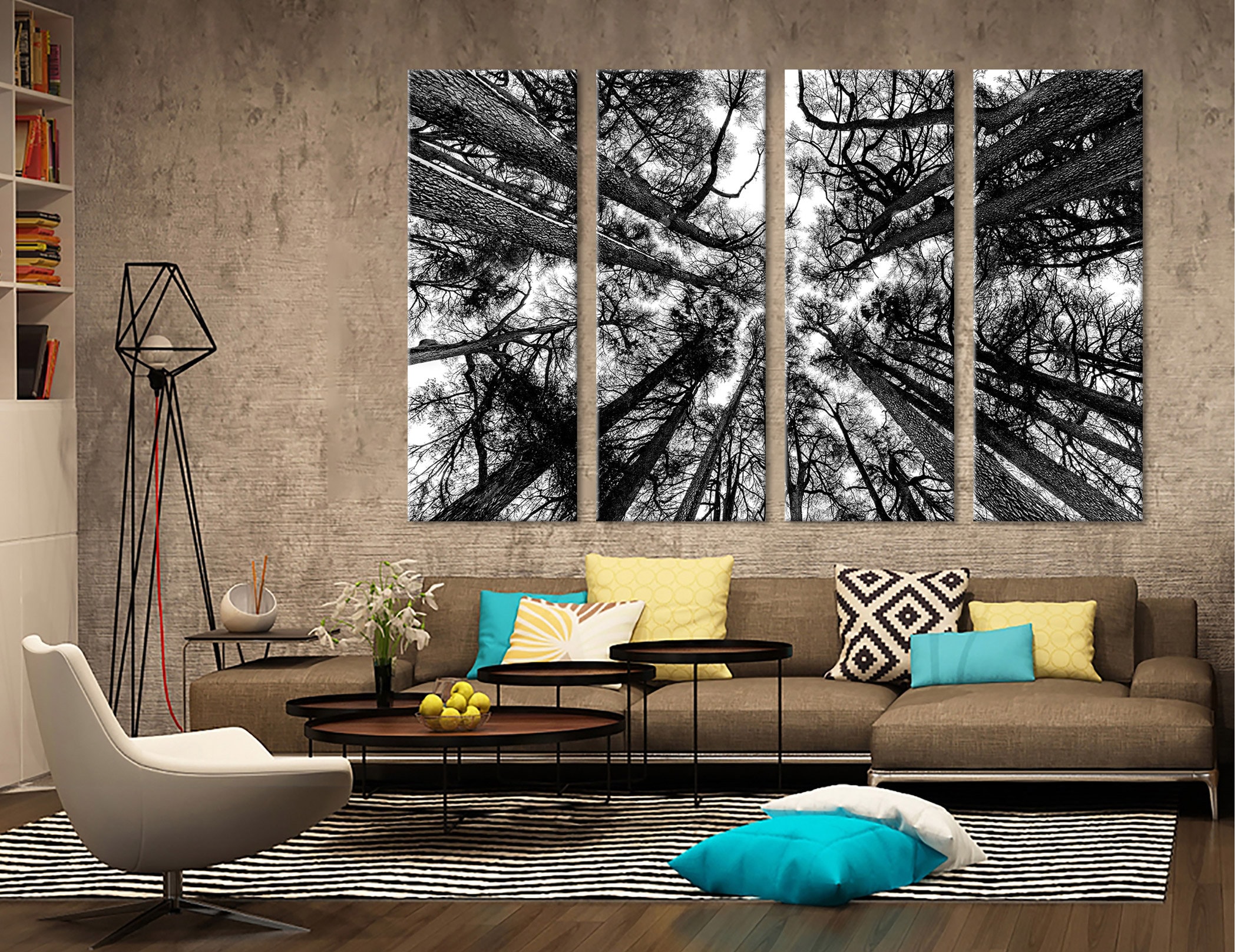 Five Pieces Nature Wall Art Nature Canvas Wall Decor Nature Etsy