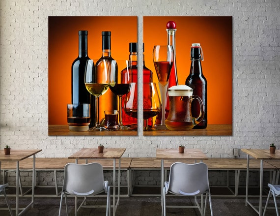 Luxurious Bar Decor: Captivating Still Life of Exquisite Glasses