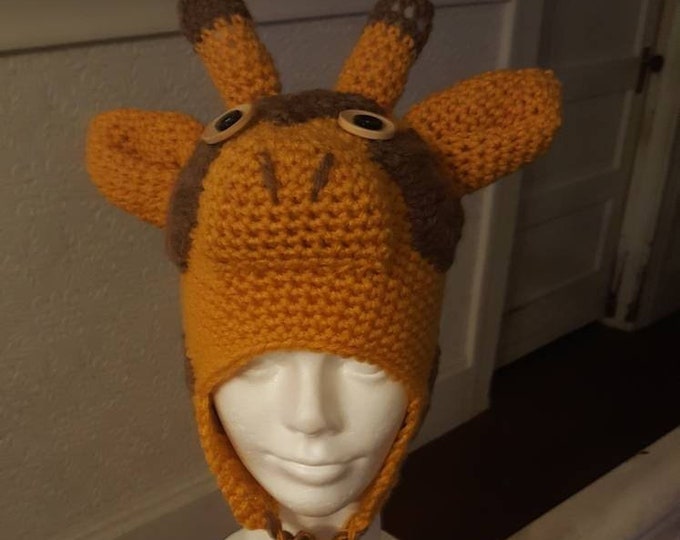 Children's and Adult giraffe hat