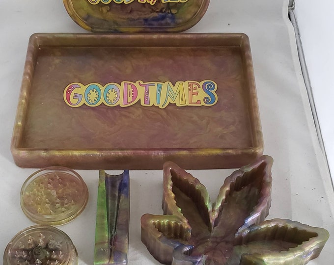Goodtimes rolling tray with trinket tray.