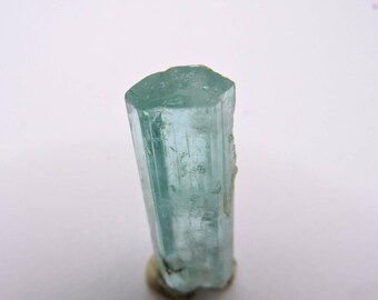 Raw, Terminated, Lustrous Aquamarine Pendant!