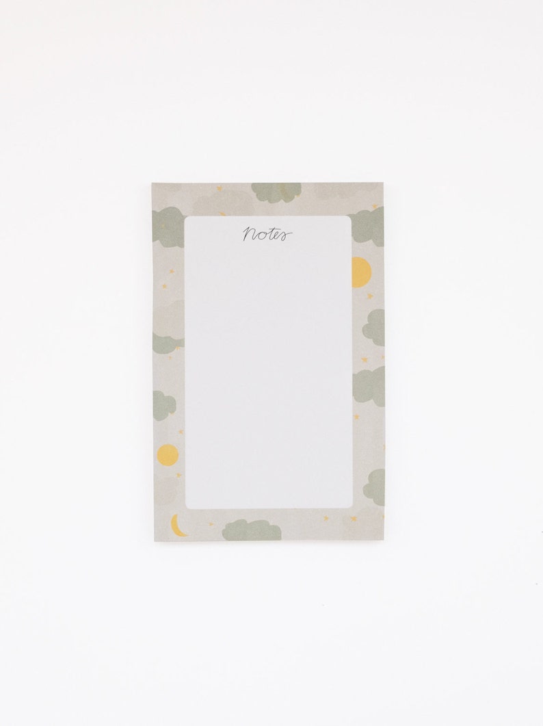 Cloud Notes \u2022 Daily Organiser \u2022 Productivity Planner \u2022 To do list \u2022 Desk Planner Pad \u2022 Alja Horvat Notepad