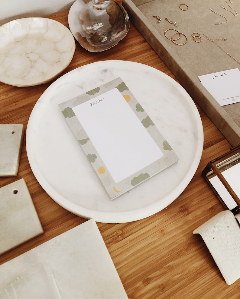 Cloud Notes \u2022 Daily Organiser \u2022 Productivity Planner \u2022 To do list \u2022 Desk Planner Pad \u2022 Alja Horvat Notepad
