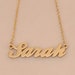 Sarah name necklace Clearance