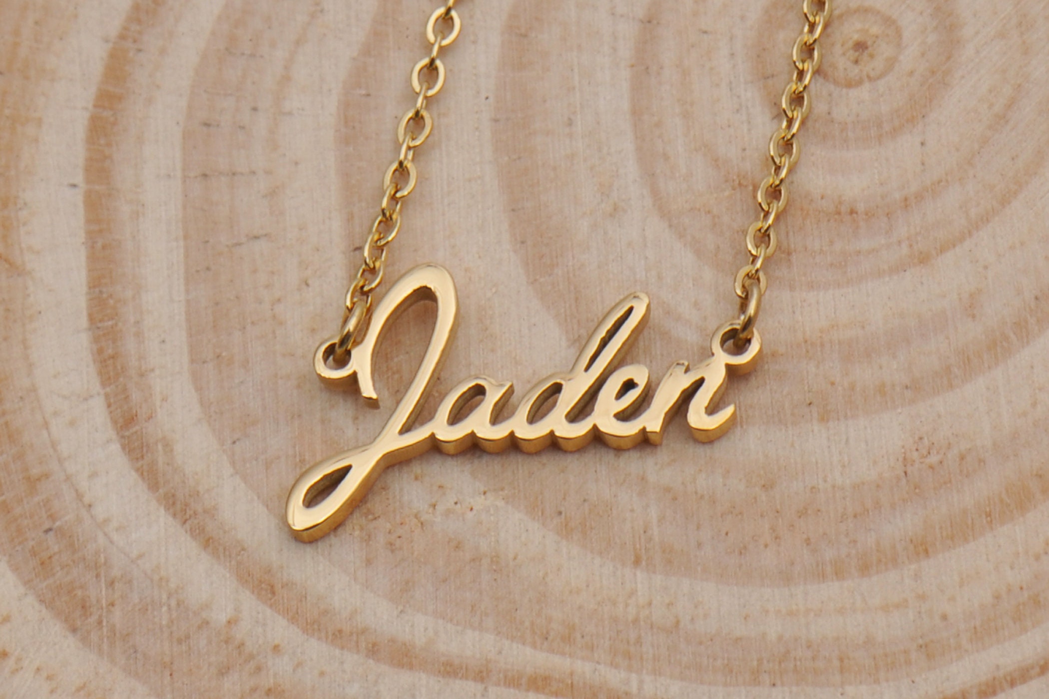 Jaden Name Necklace Personalized Name 