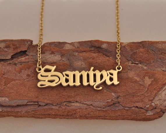 Name Necklace Customized Name Plate 