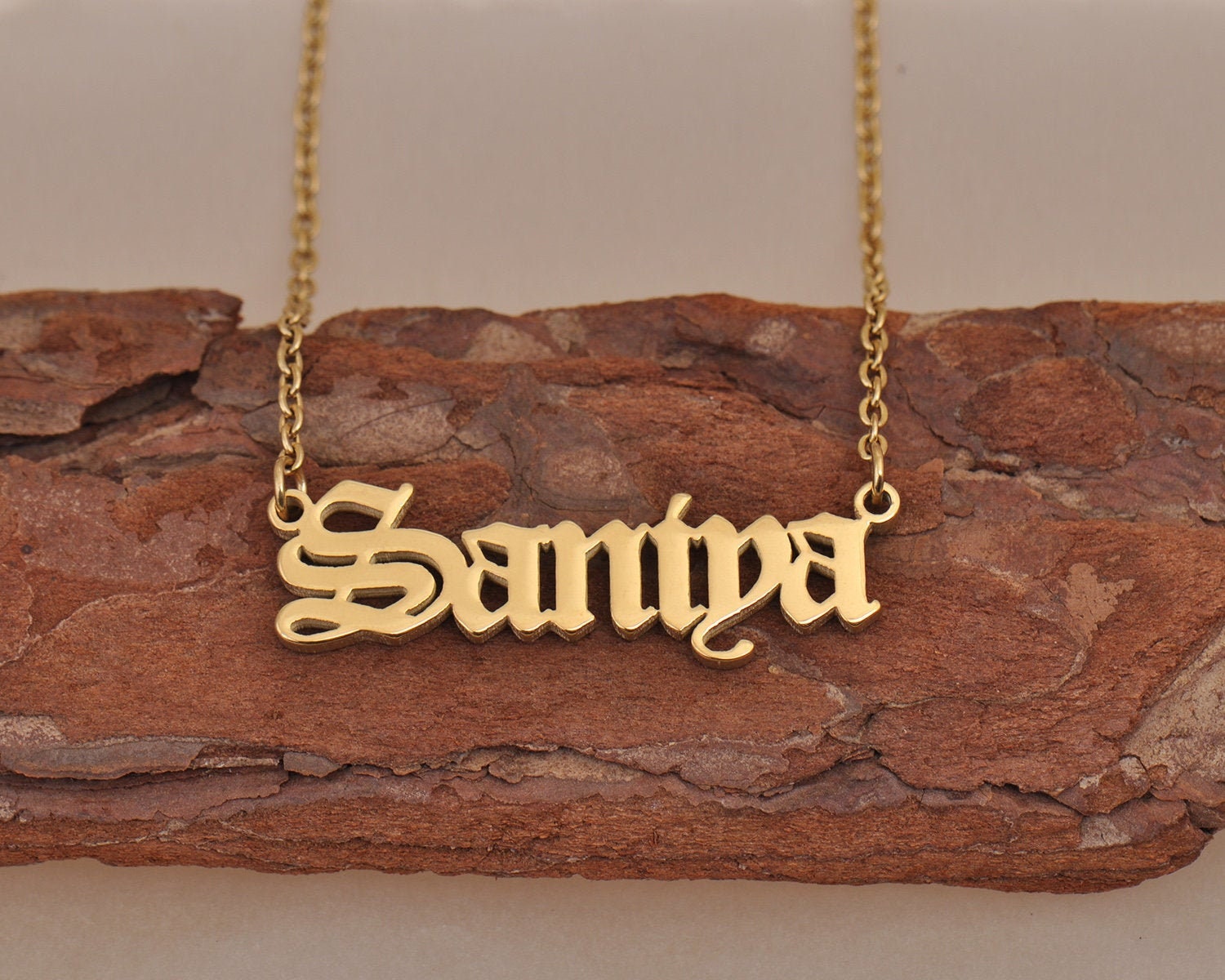 Saniya name gold chain deals