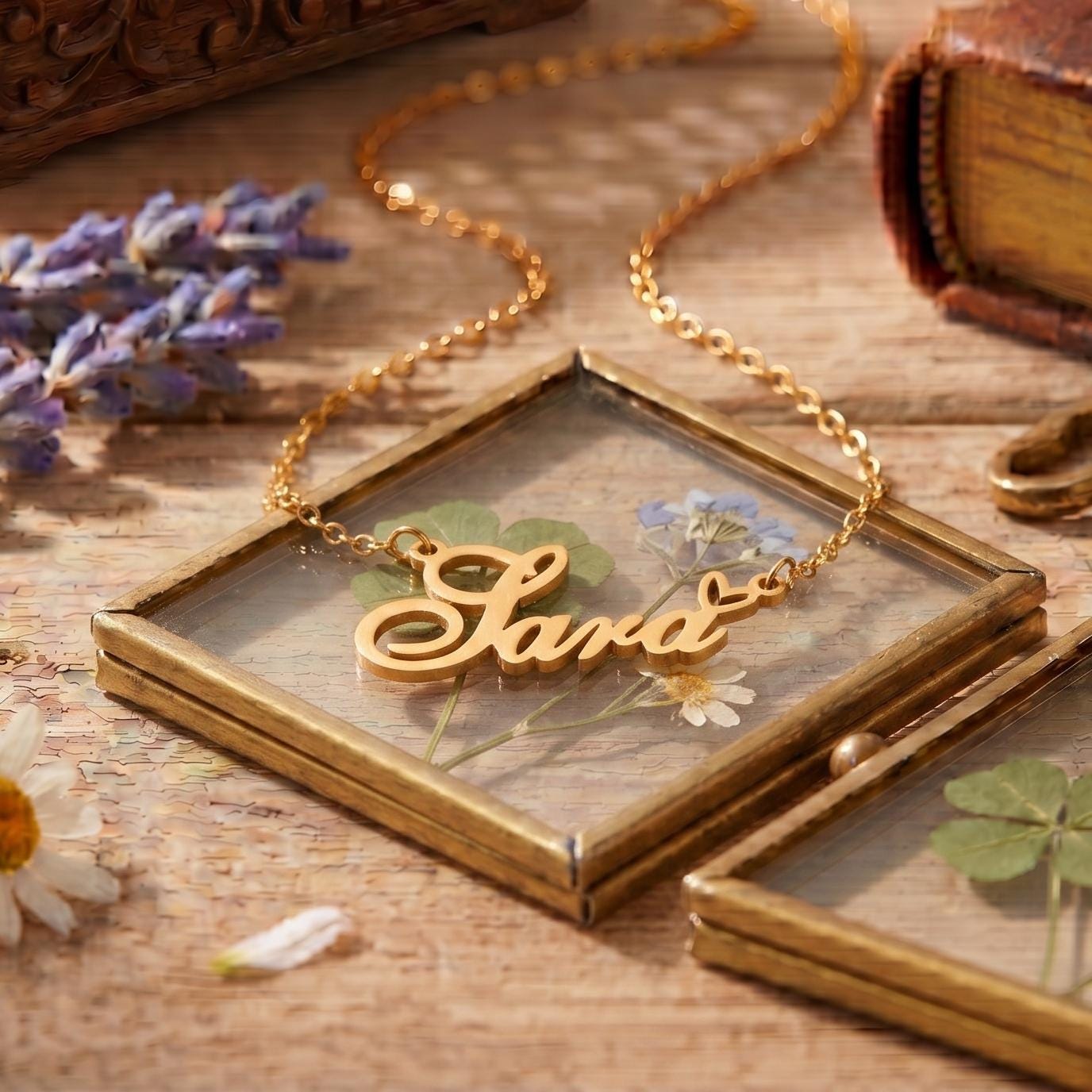 Sara Name Necklace - Etsy