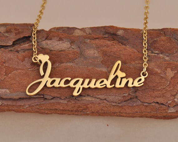 Jacqueline Customized Name Necklace 