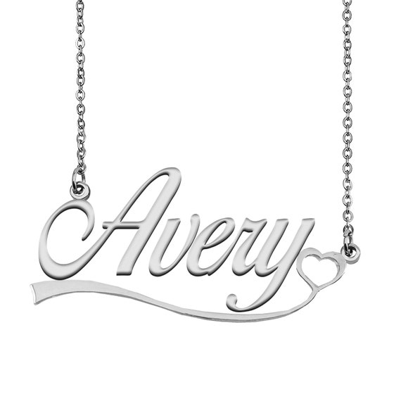 Avery sale name necklace