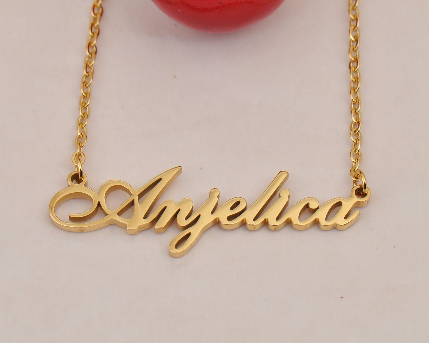 Anjelica Custom Name Necklace Necklace 