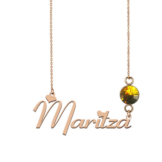 Emma name necklace Womans name necklace Maci Name Necklace Best Christmas Gift Idea for Women Girls Her