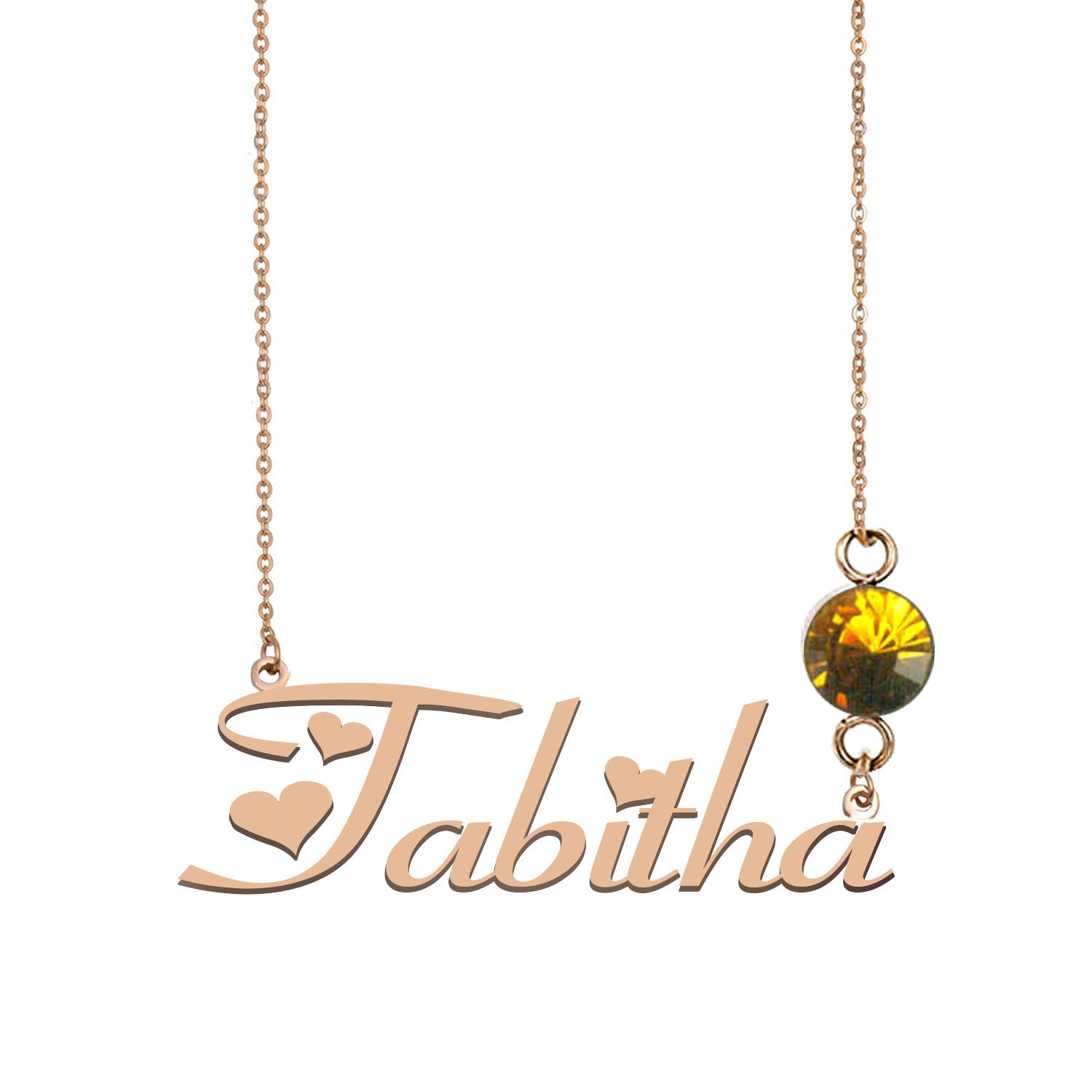 Tabitha Gift Name Necklace With 