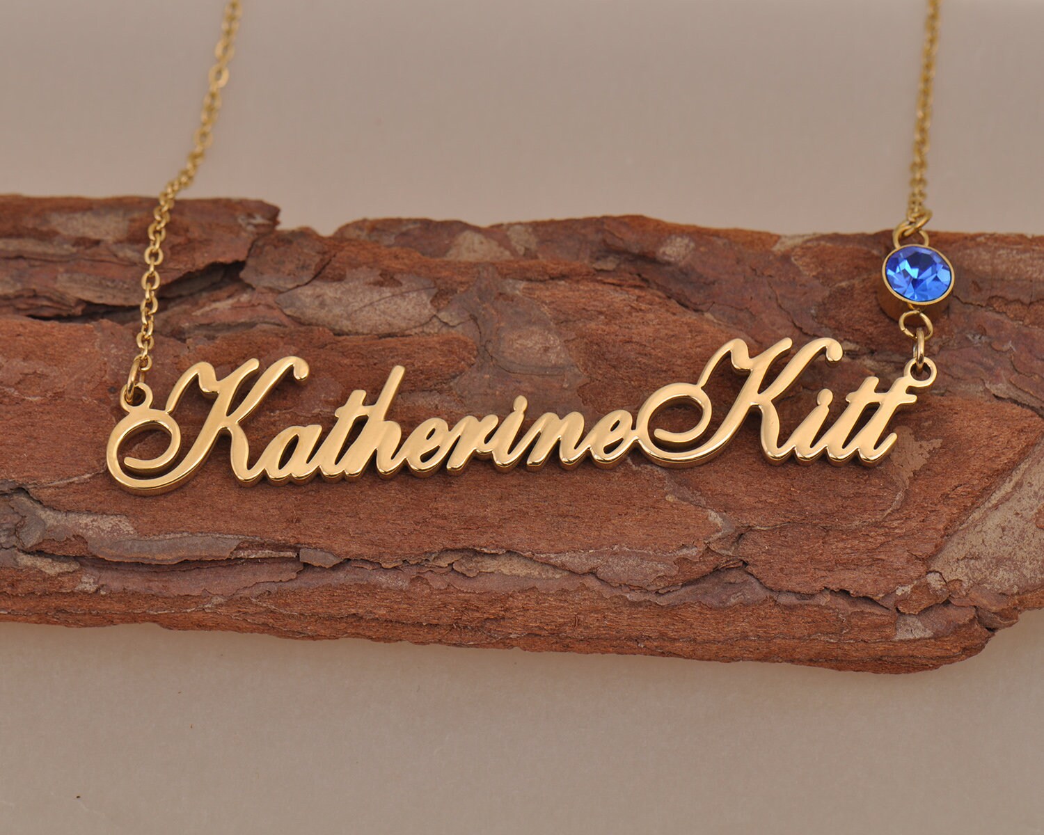 Katherine Kitt Name Necklace With 