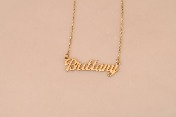 Brittany name necklace deals