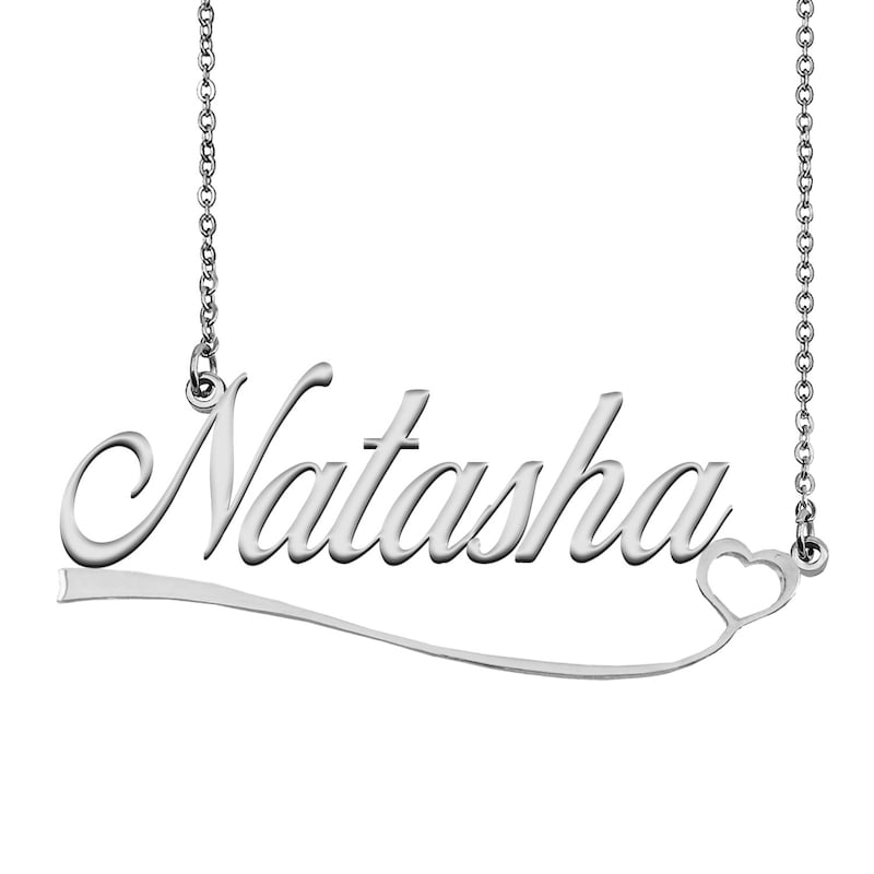 Nameplate Necklace Etsy Nameplate necklace etsy