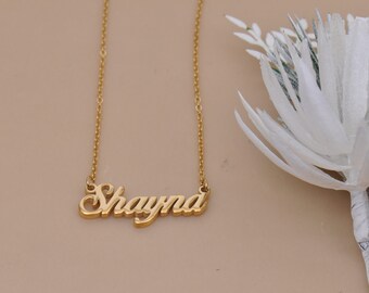 Shayna Customized Name Necklace Name on 