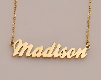 Madison Personalized Name Necklace 