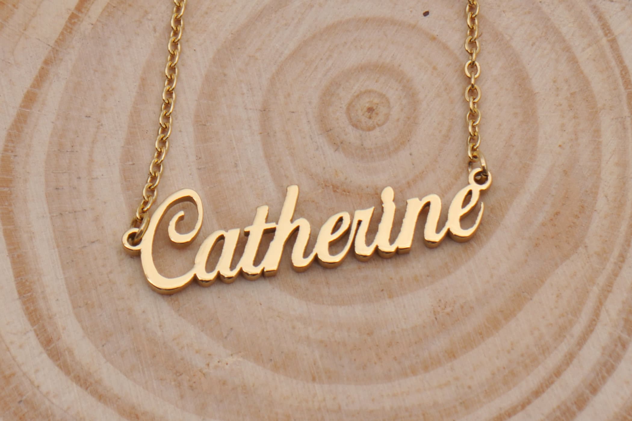 Catherine name best sale necklace