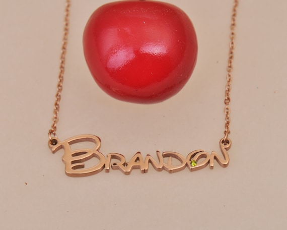 Brandon name necklace online