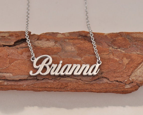 Brianna Dainty Name Necklace Customized 