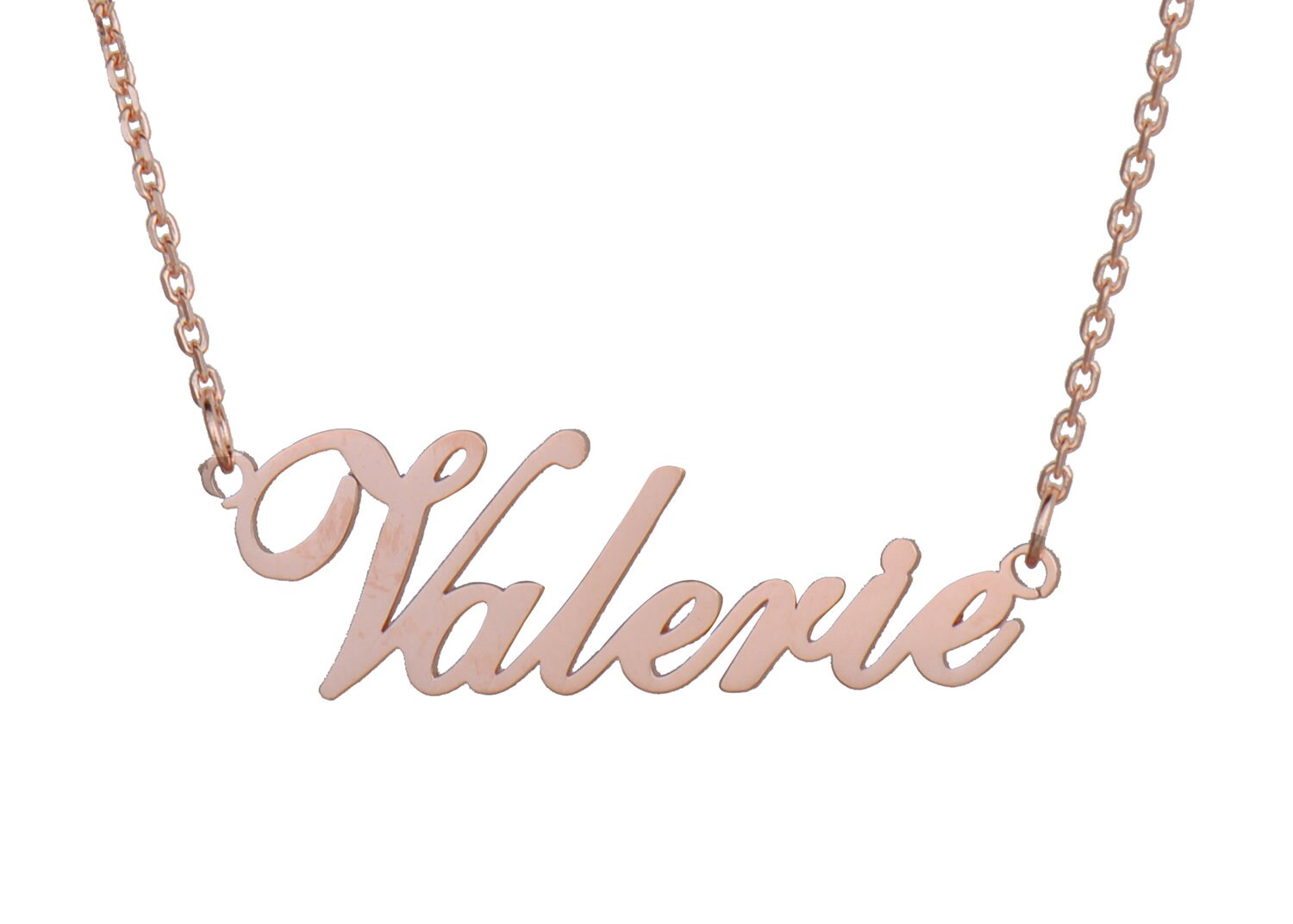 Valerie Name Necklace - Etsy Denmark