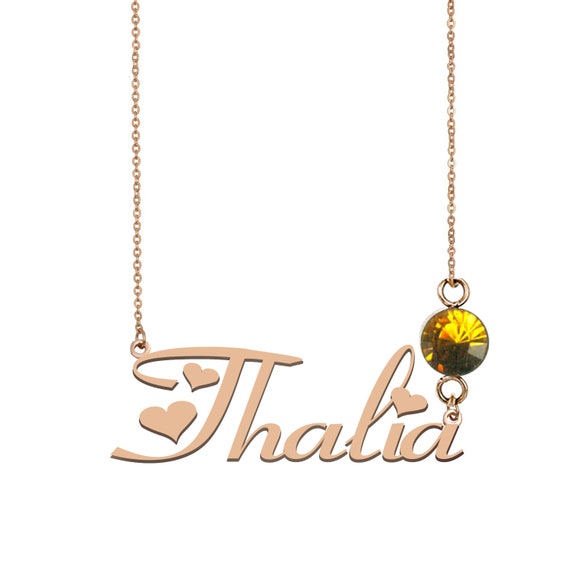 Thalia Gift Name Necklace With 