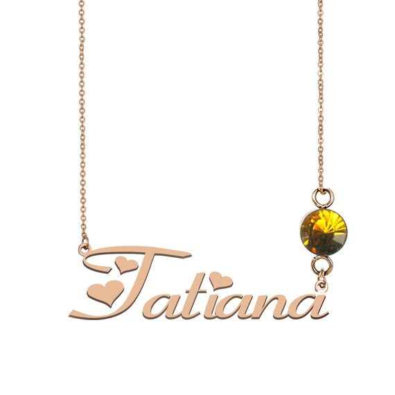 Tatiana Name Necklace Melissa Name 