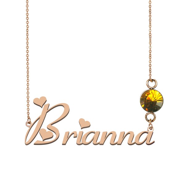 Brianna gold necklace discount