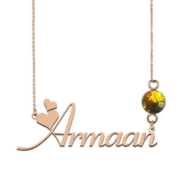 Armaan Gift Name Necklace With 