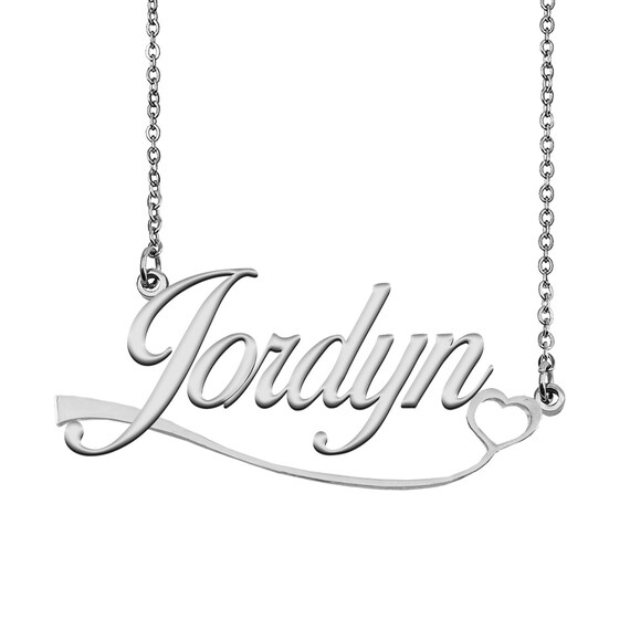 Name Necklace Custom Name Necklace Tiny 