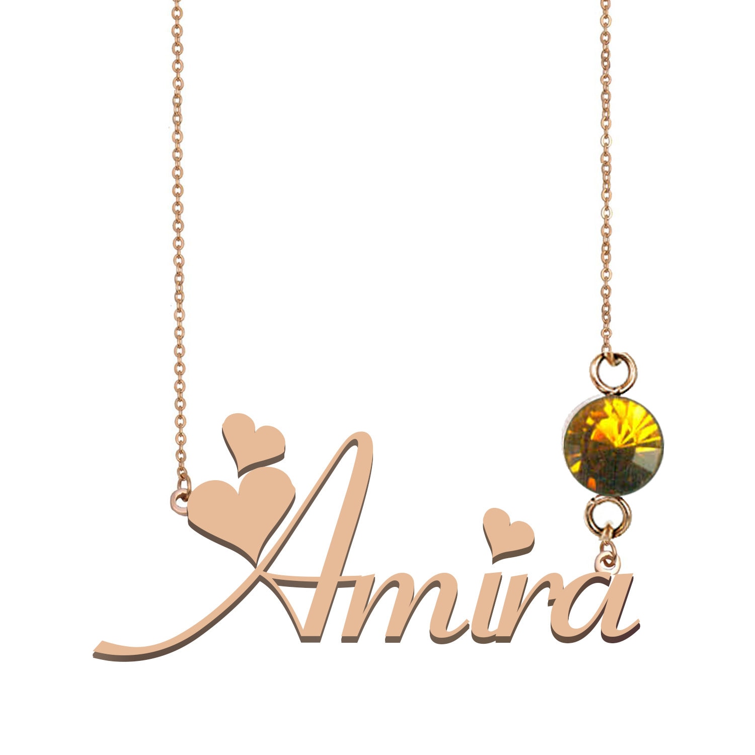 Name Necklace Ava Name Necklace Amira 