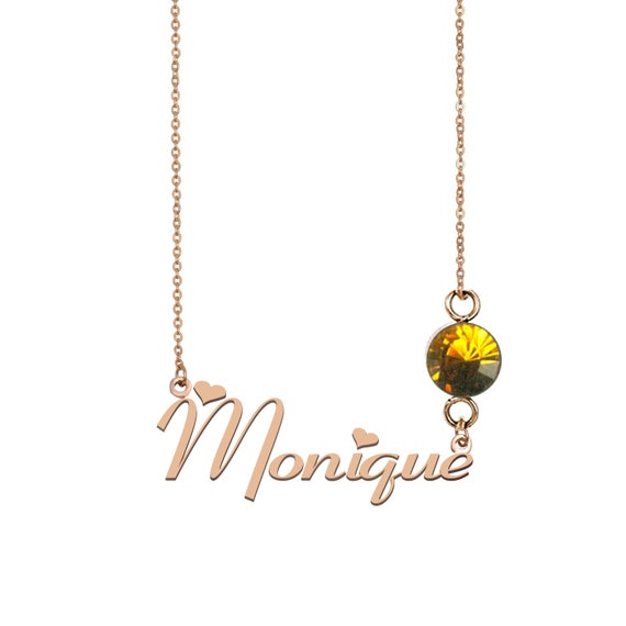 Name Necklace Personalized Monique 