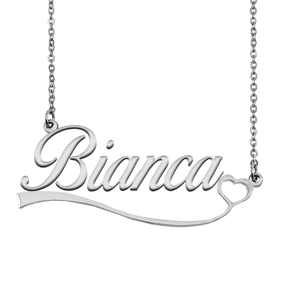 Name Necklace Personalized Name Plate 