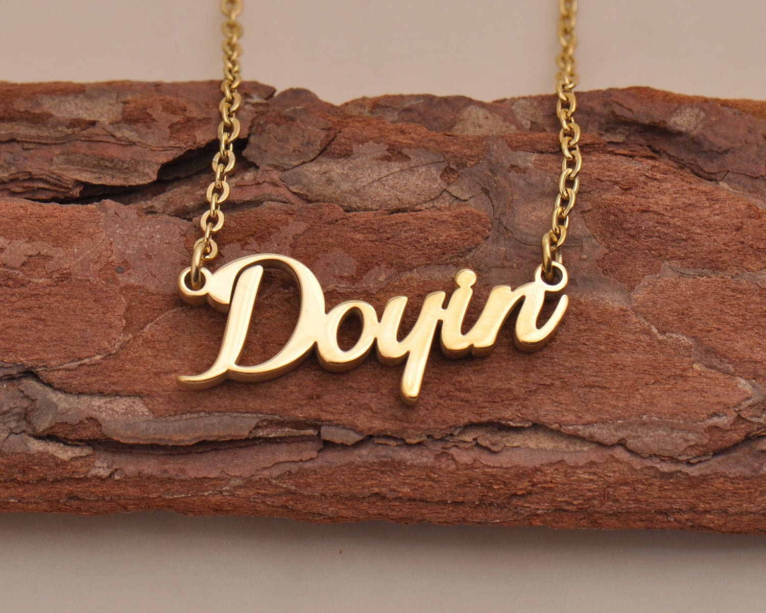 DuoDiner Custom Name Necklace