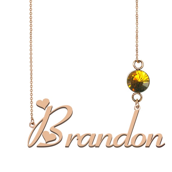 Brandon name necklace best sale