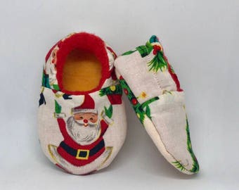 Soft Baby Shoes – Vintage Santa