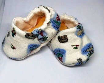 Soft Baby Shoes – Pirates