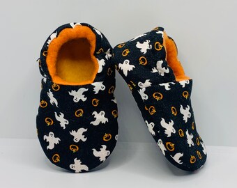 Soft Baby Shoes - Pumpkins and Ghosts
