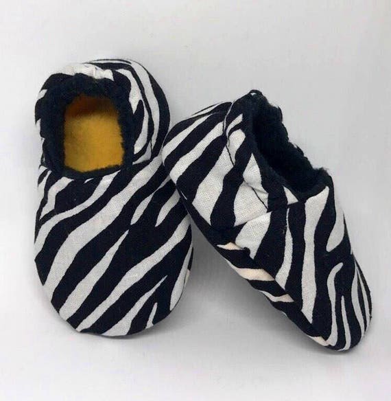 Soft Baby Shoes Zebra | Etsy
