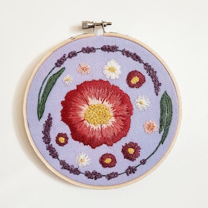 Spring Flowers Hoop