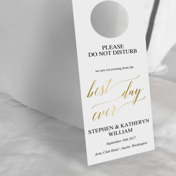 wedding door hanger gold printable door hanger do not etsy printable door hangers