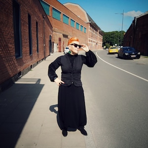Plus Größe Haremshose Frauen Schwarz Drop Crotch Strickwaren Boho Style Kleidung Lässige Bequeme Hose Elastische Taille Yoga Hose