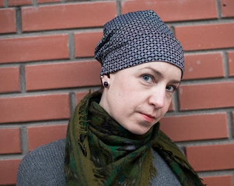 Bonnet ample fait main : Bonnet unisexe en mélange de coton