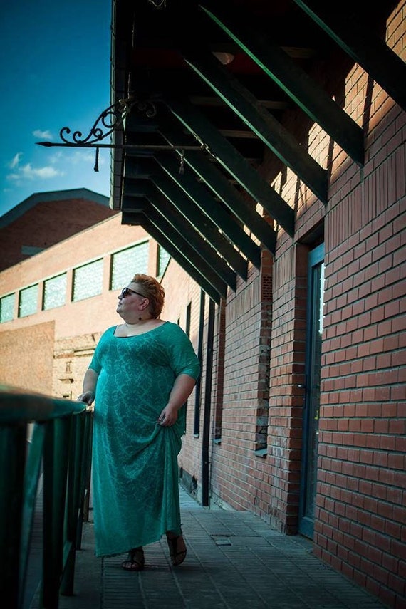 hot pink plaid dress Unique Vintage Plus Size Green & Light Pink Bias Plaid Swing Dress