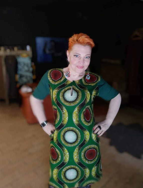 African Fabric Dresses Woman Ankara 
