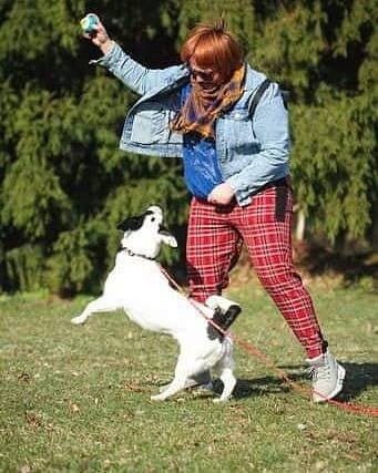 Red tartan trousers plus size Clearance