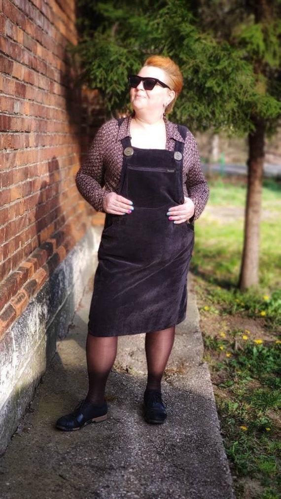 dungaree dress corduroy