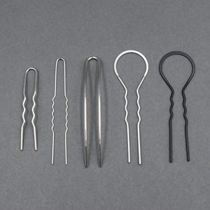 U Shaped Hair Pin Blank: DIY Bun Holder Hair Slide