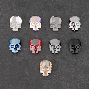 Swarovski Crystal Skull Flatback Rhinestone, No Hotfix (14x10.5mm